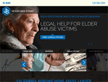 Tablet Screenshot of californiaelderabuselawyer.com